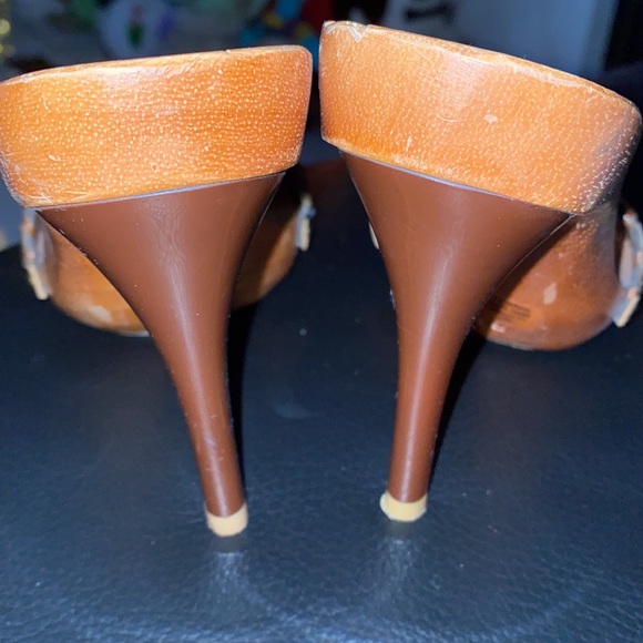 BEBE Calf Skin Sandal Heels 4”, NEW W/O BOX - Picture 5 of 11